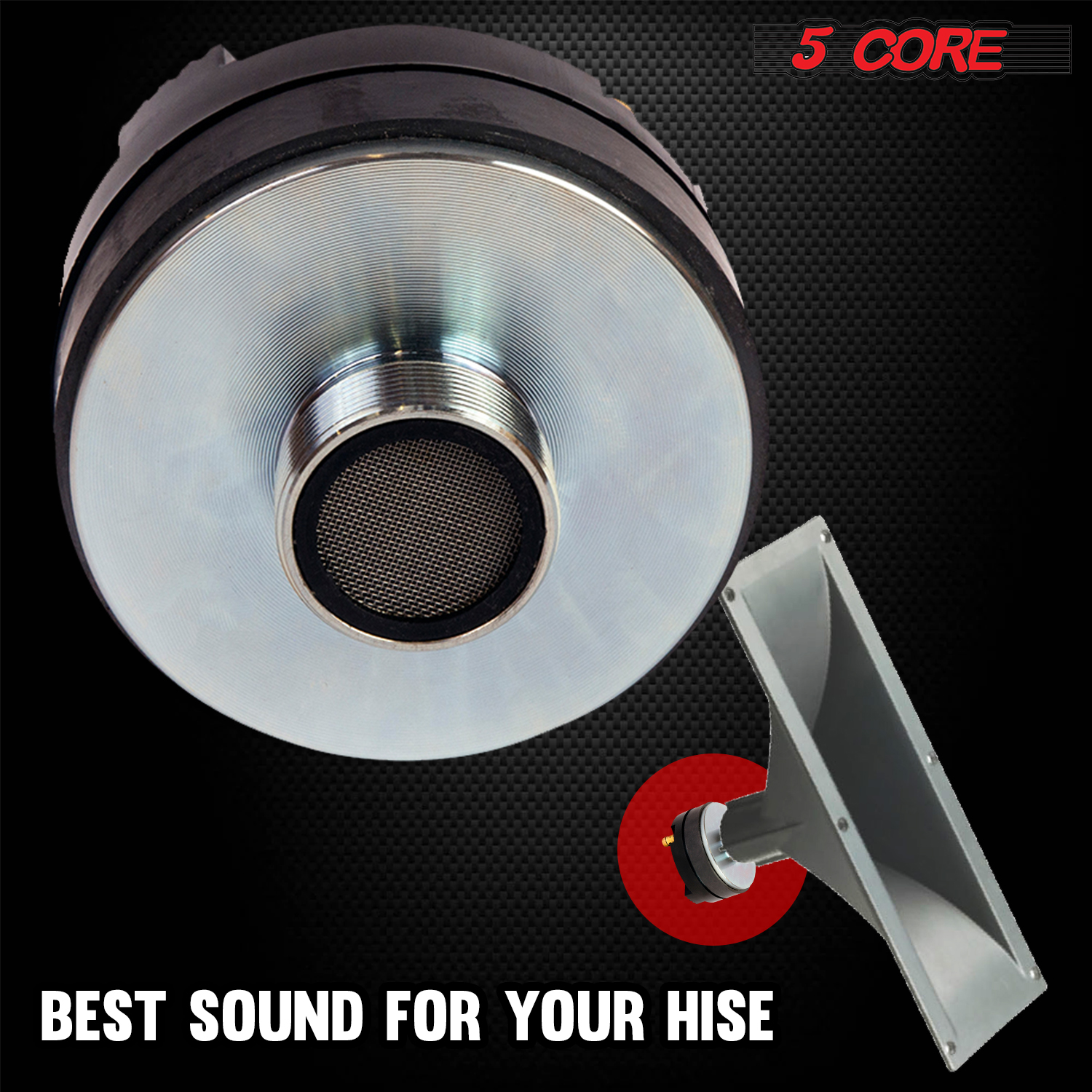 8 Ohm Titanium PA Speaker Driver Horn Tweeter 250W RMS 25mm 8 Ohm Titanium Compression Horn Tweeter Driver - 250W RMS, 1000W Peak PA Speaker 8 In PA Speaker - Foto 9