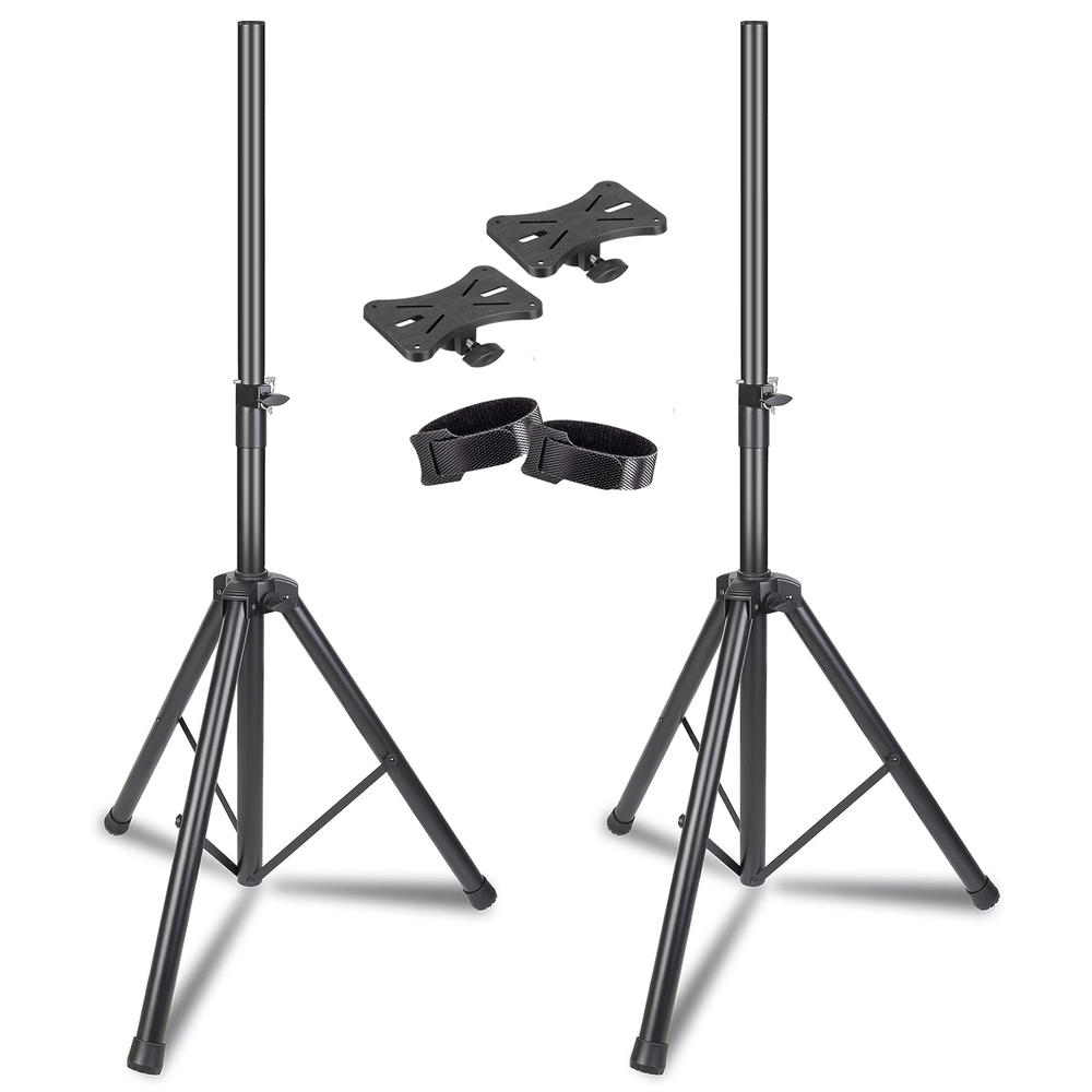 5 Core Speakers Stands 2 Pieces Blue Heavy Duty Height Adjustable Heavy Duty Tripod PA Speaker Stand