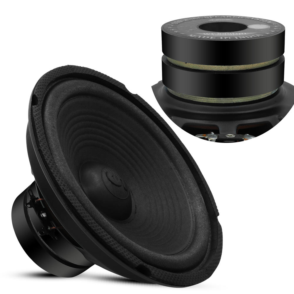 5 Core 10 inch Subwoofers 75W RMS Pro Audio Sub woofer Premium Replacement Subwoofer Speaker w Dual Magnet 1 " CCAW Copper Voice Coil