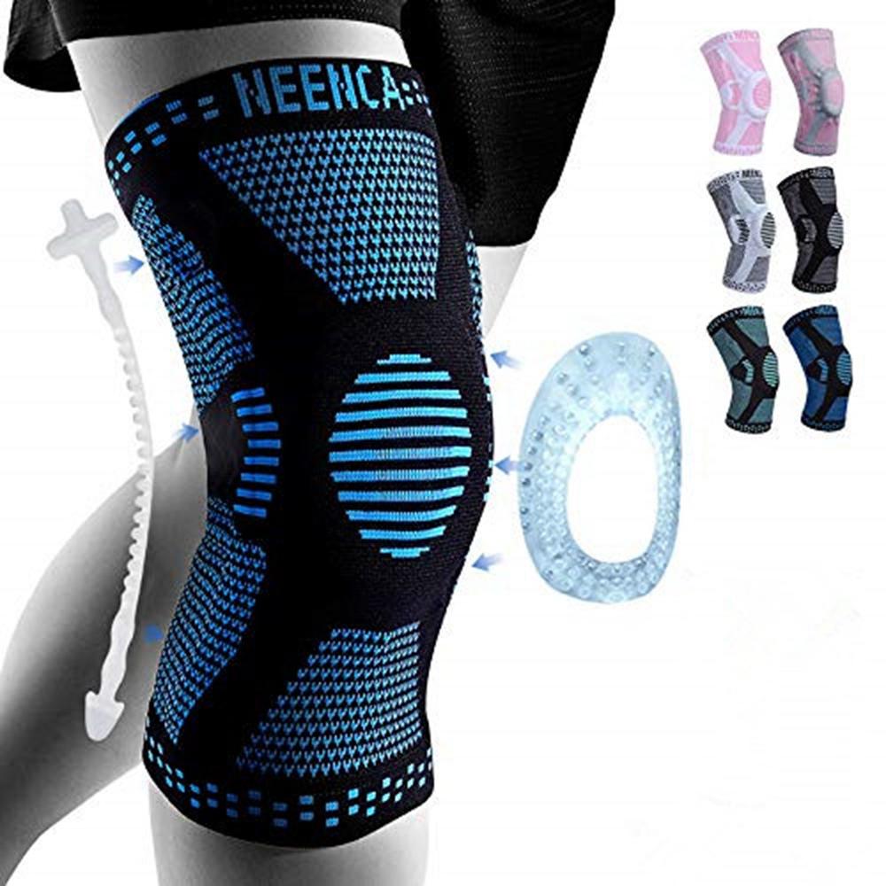 MITAOSLIM Professional Knee Brace,Knee Compression Sleeve Support for Men Women with Patella Gel Pads & Side Stabilizers,Medical Grade Kne