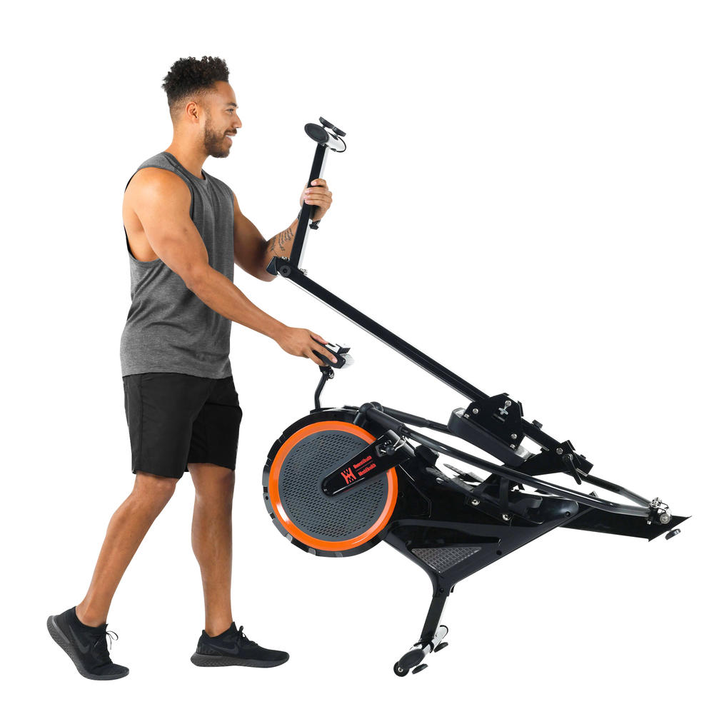 Women's Health Men's Health Women’s Health Men’s Health Bluetooth Dual Handle Rower with airsoft seat and MyCloudFitness App