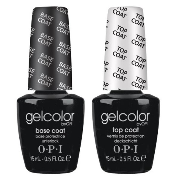 Opi ($36 Value) OPI Gelcolor Gel Nail Polish, Base Coat + Top Coat Set,   Fl Oz Each