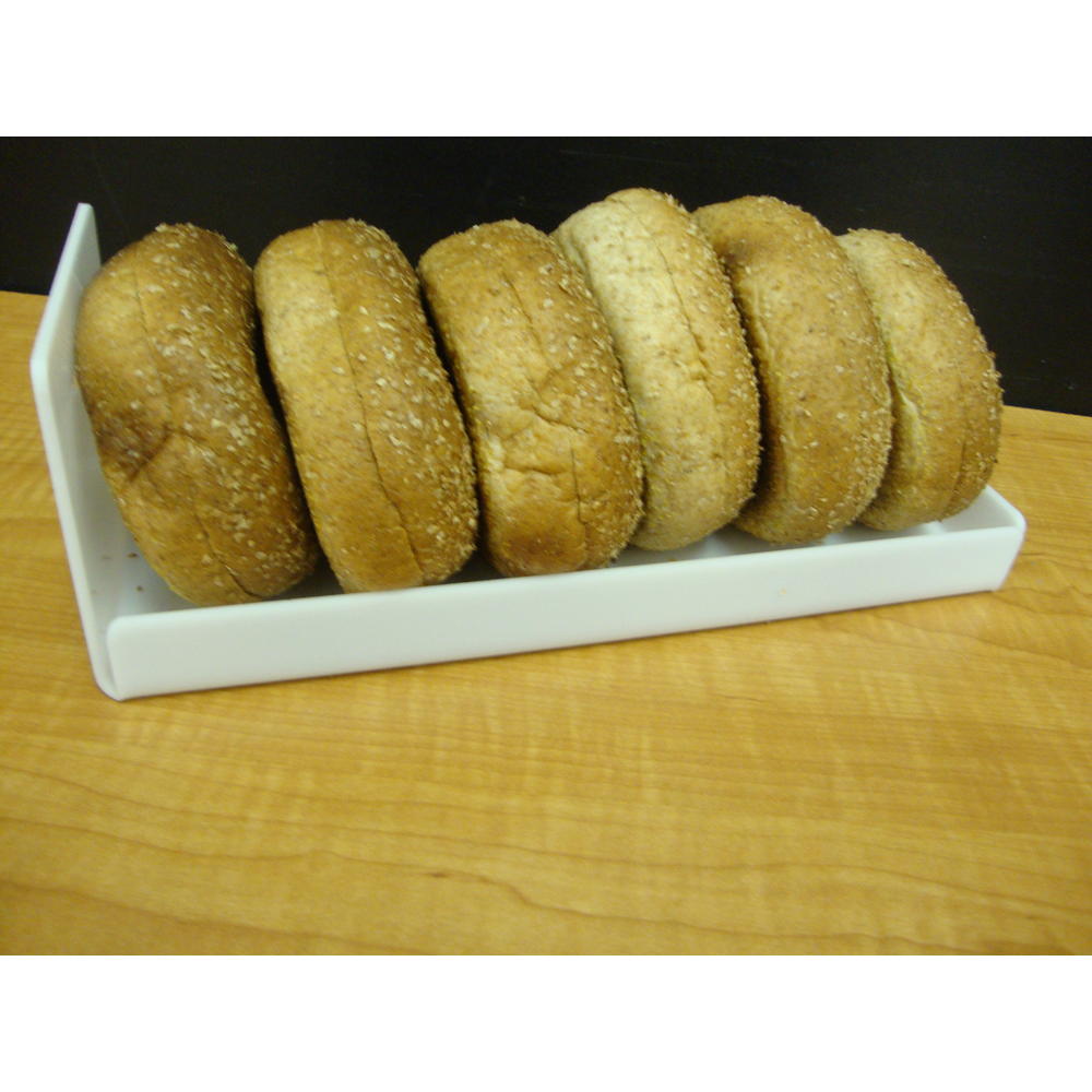Displays2buy 3 tiers Display w/3 White trays Acrylic Bread Donut Bagels Cookie CUPCAKE Pastry Bakery Storage