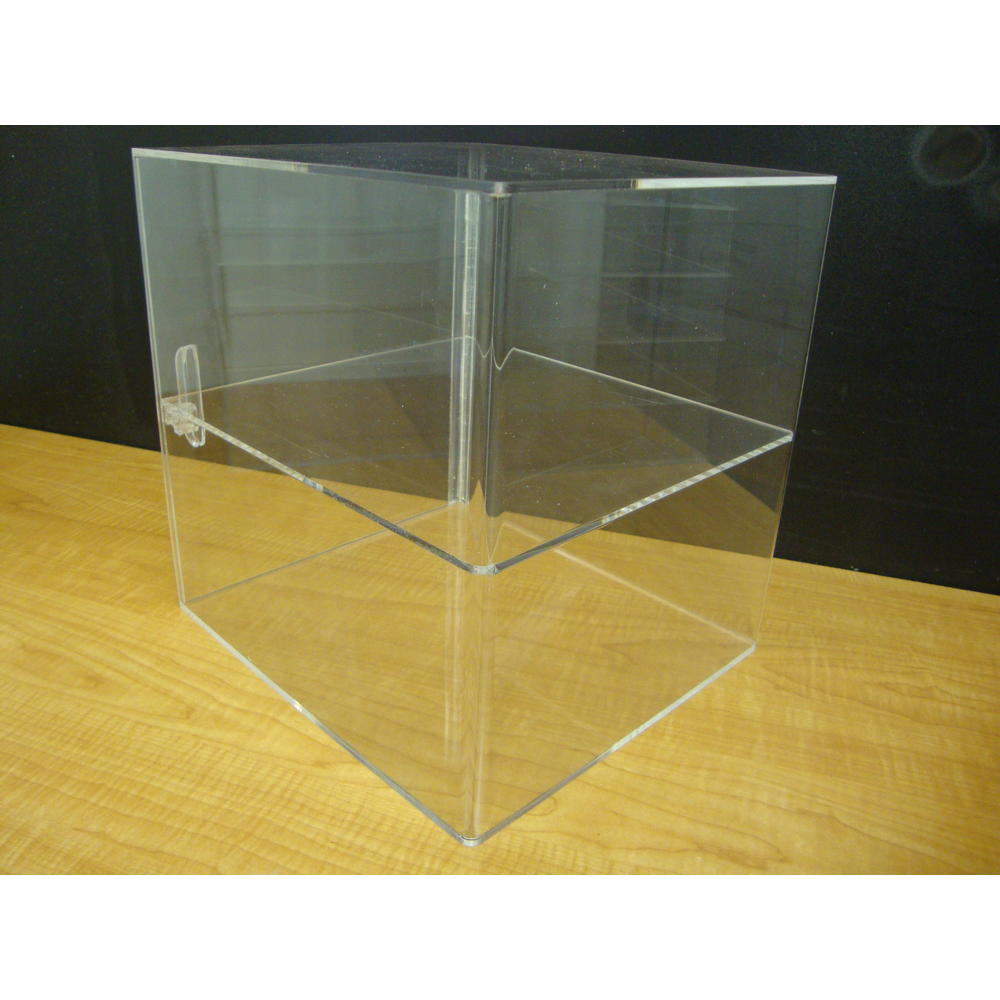 Displays2buy Double 2 tiers Display W/O trays Bread Donut Bagels Cookie CUPCAKE Pastry Bakery Storage Acrylic Showcase