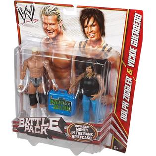 Mattel Wwe Battle Pack Dolph Ziggler Vs Vickie Guerrero Action Figure 2 Pack As the widow of wwe hall of famer eddie guerrero, vickie was a beloved figure when she entered wwe. mattel wwe battle pack dolph ziggler vs