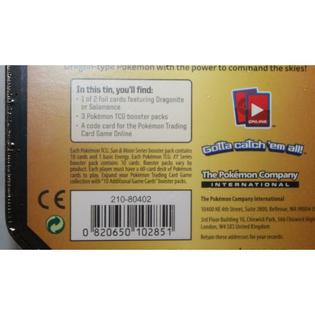 Pokemon Company Pokemon Tcg Salamence Game Tin