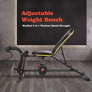 Ainfox adjustable weight online bench