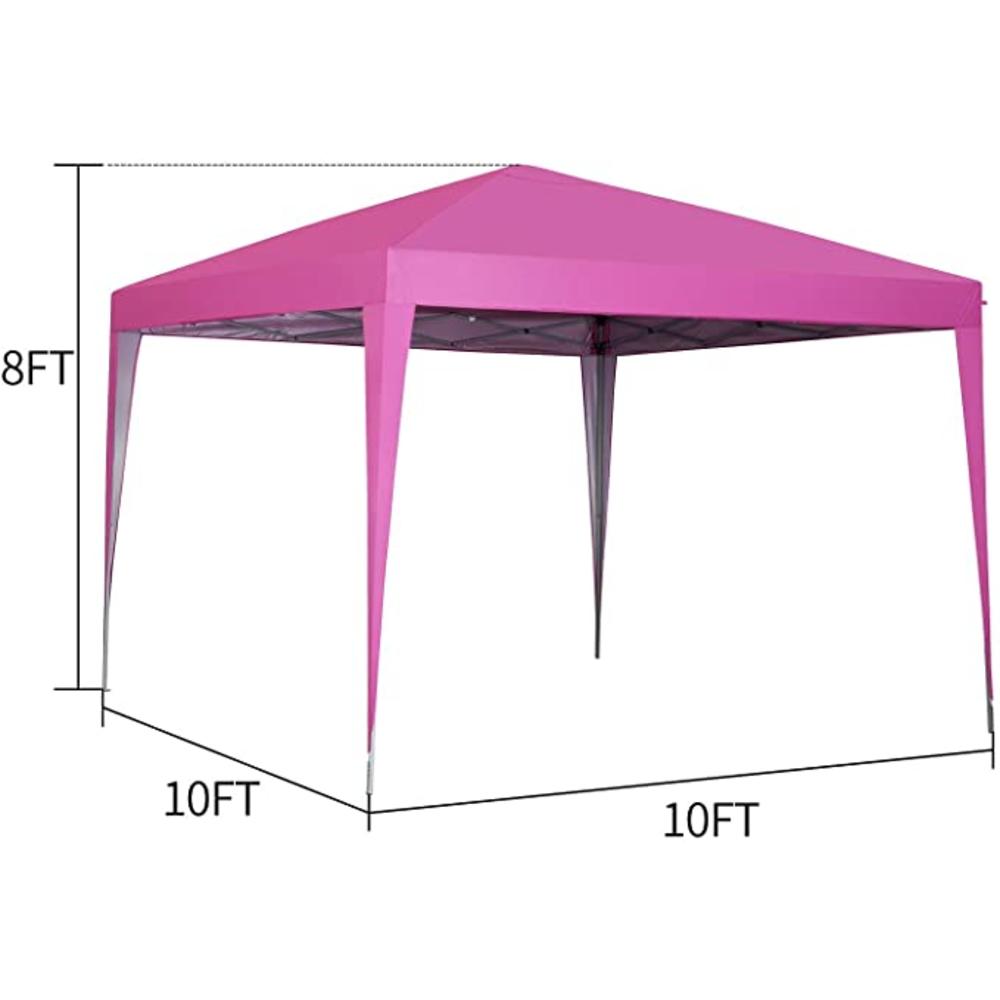 Ainfox Outdoor Pop Up Canopy Tent 10x10 Feet Instant Shelter Pop-Up Tent
