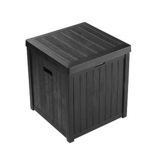 Ainfox 52-Gallon Small Deck Box - Outdoor Storage Container and Seat for  Patio Cushions and Gardening Tools - Store Items on Patio