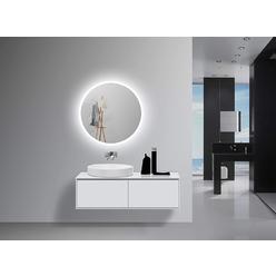 YuKon Flooring LILAC-24"x24" Round LED Wall Mounted Vanity Bathroom Make Up LED Mirror