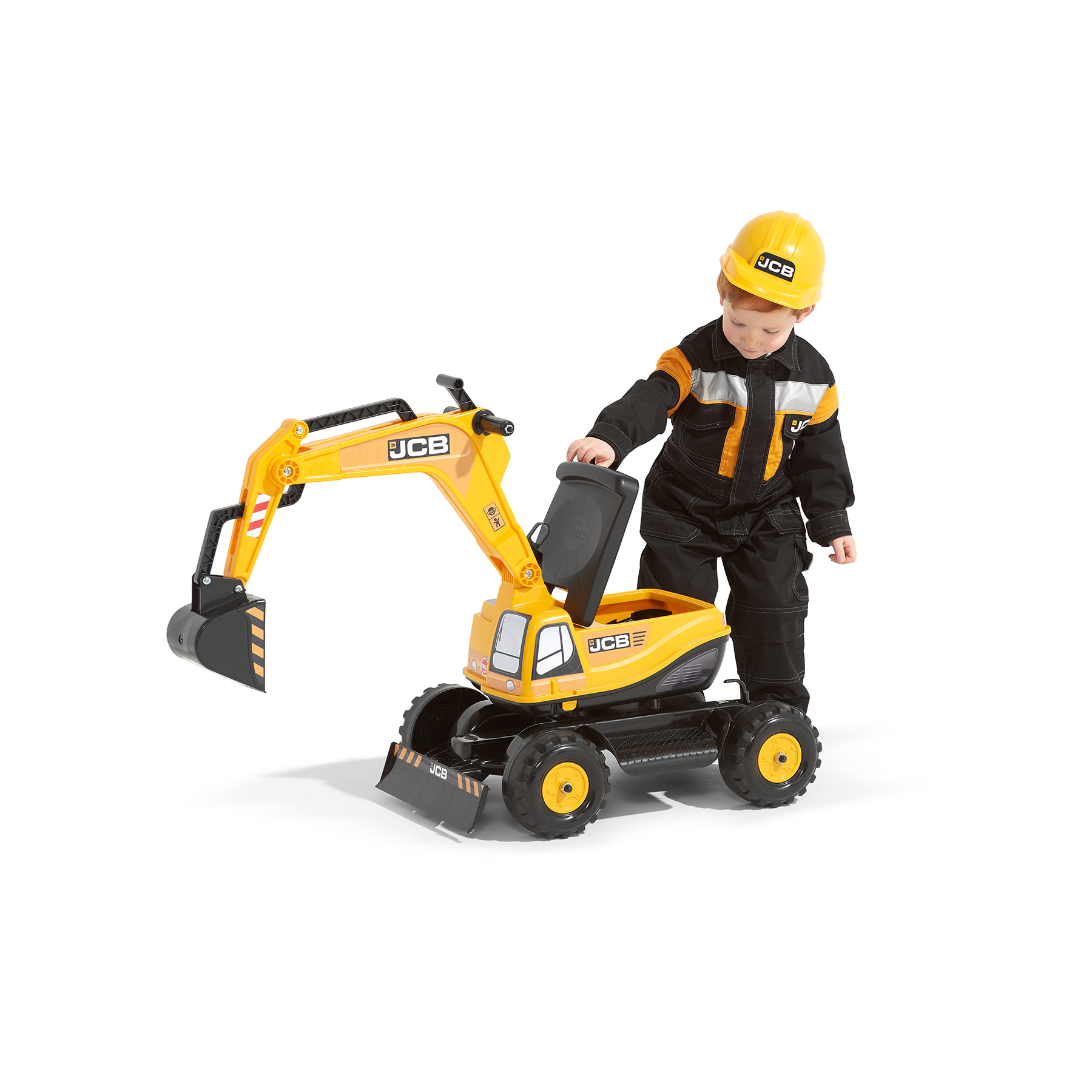 Falk JCB Excavator with opening seat 