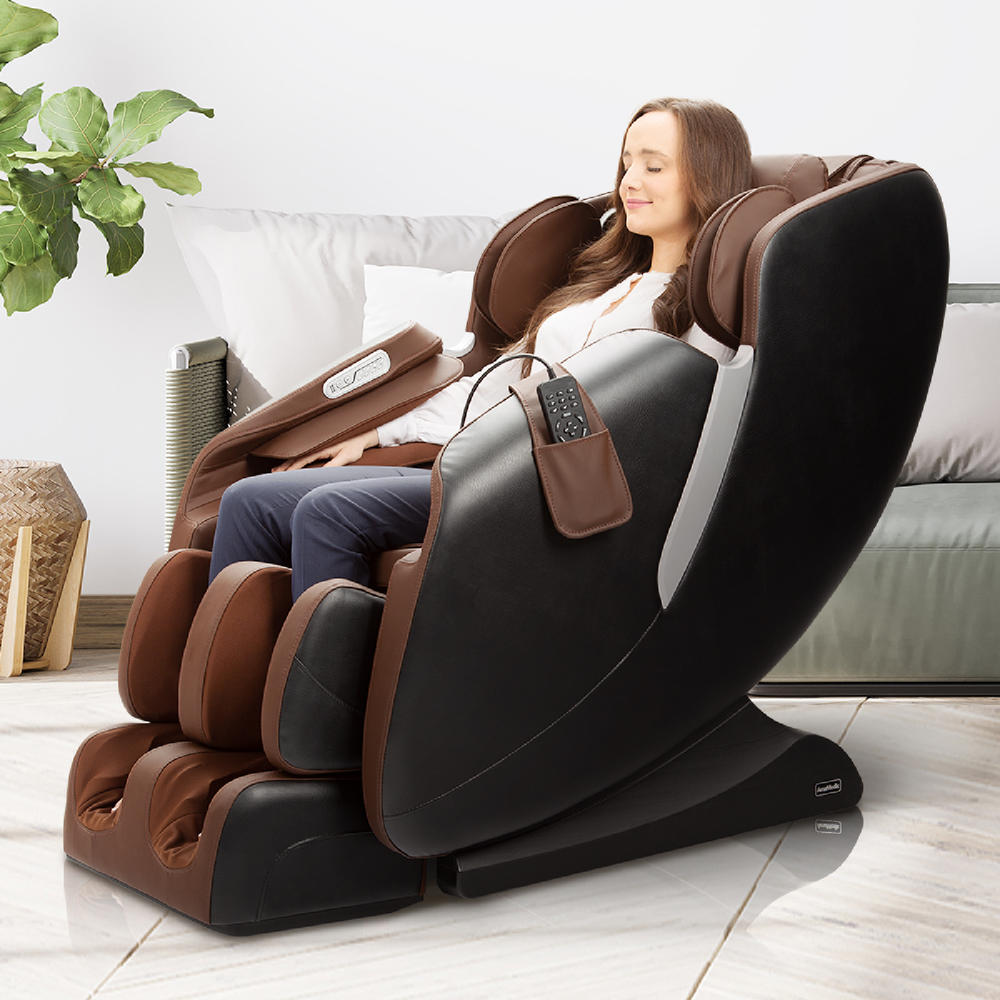 AmaMedic R7 Zero Gravity Massage Chair - Brown