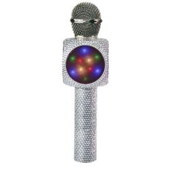 Trend Tech Brands Silver Bling Wireless Karaoke Microphone