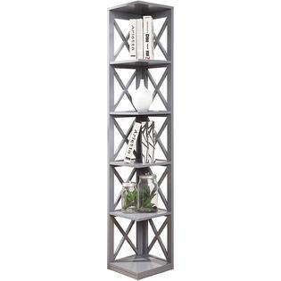 Convenience Concepts Oxford 5 Tier Corner Bookcase