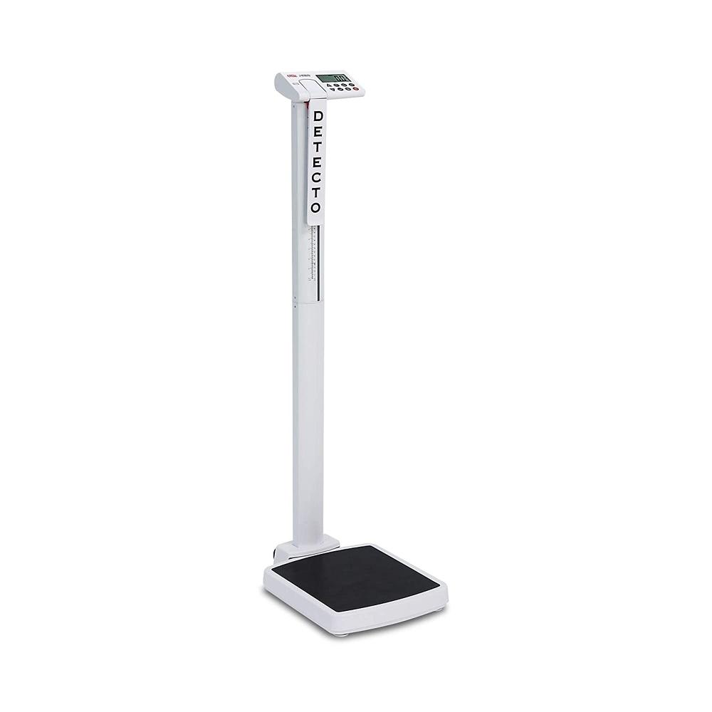 Detecto, Solo Digital Clinical Scale, Mechanical Height Rod, 550 lb x 0.2 lb / 250 kg x 0.1 kg