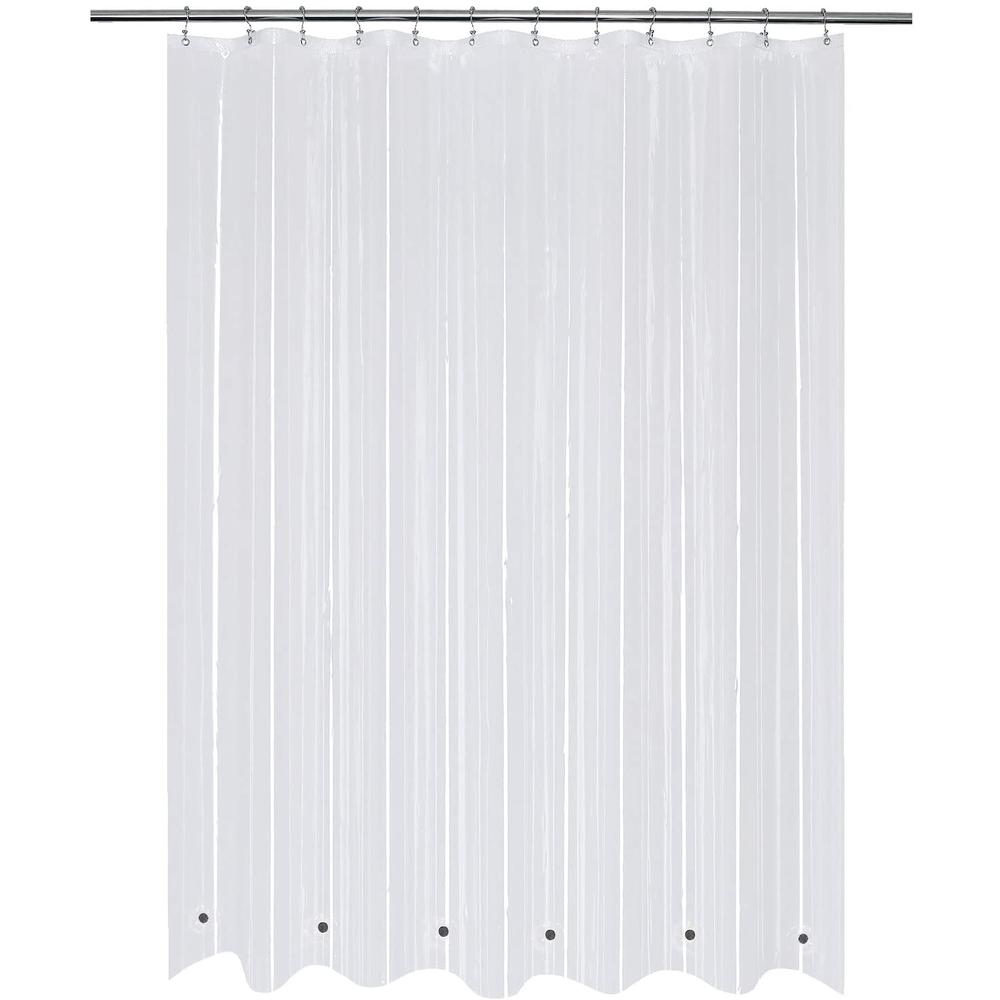 Peva shower curtain liner Deluxe  Clear 100% PEVA Shower Curtain Liner Waterproof Mildew-Free Shower Curtain 70X72"