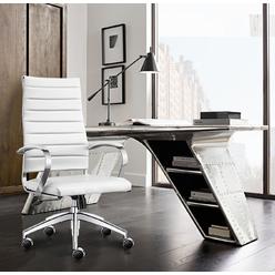 LUXMOD® High Back Office Chair,Adjustable Swivel Chair , Ergonomic Desk Chair for Extra Back & Lumbar Support.