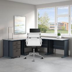 LUXMOD® Mid Back Office Chair,Adjustable Swivel Chair , Ergonomic Desk Chair for Extra Back & Lumbar Support.