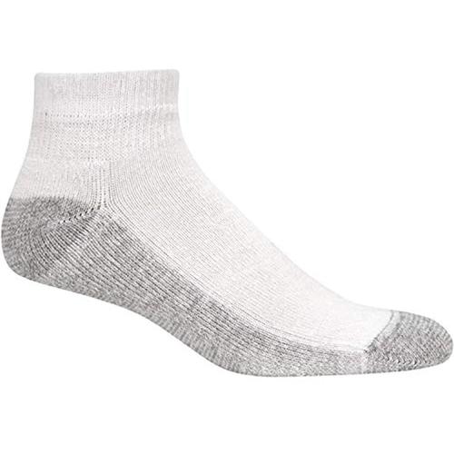 Fruit of the Loom Men's Half Cushion Dual Defense Ankle Socks 6 in Pack