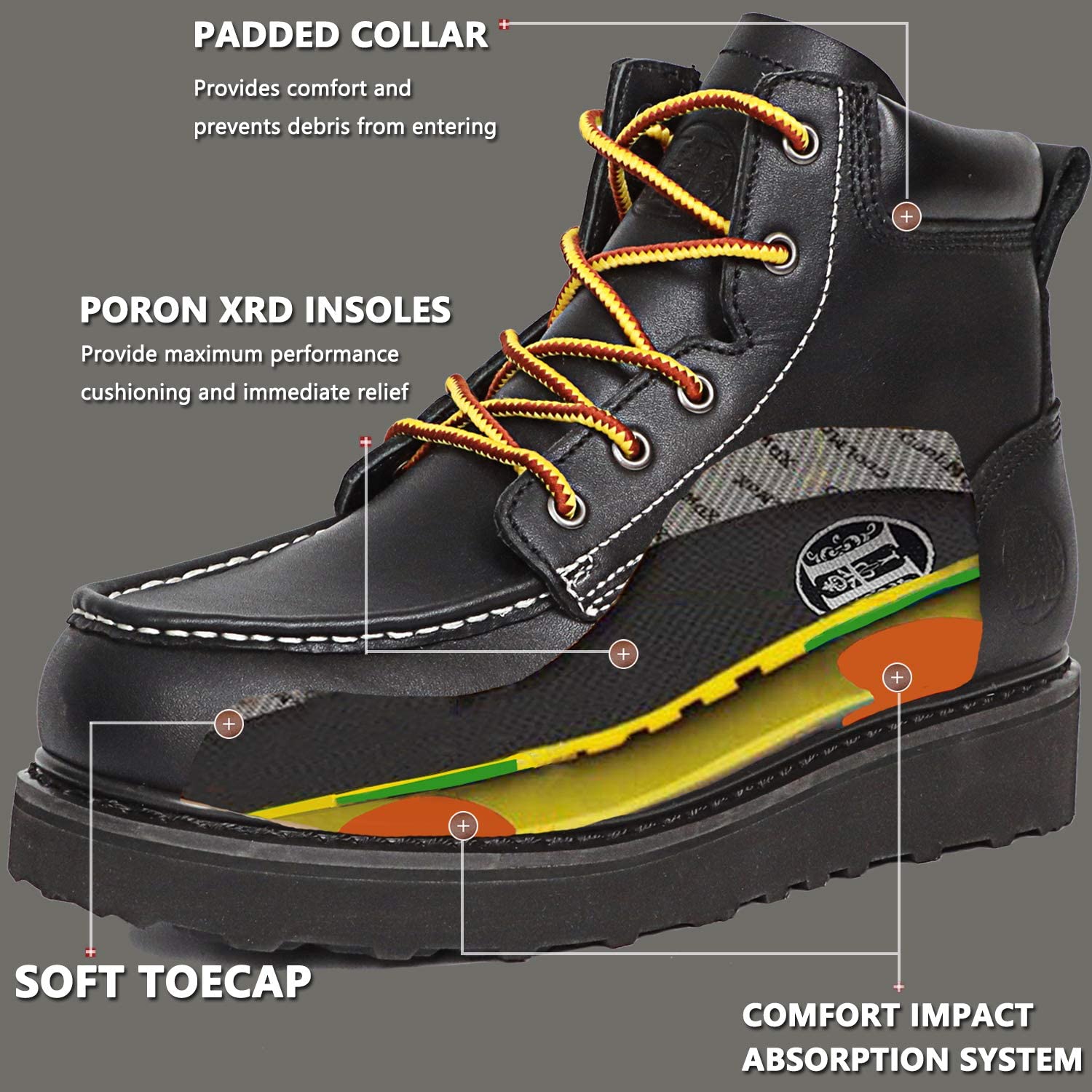 slip on work boots