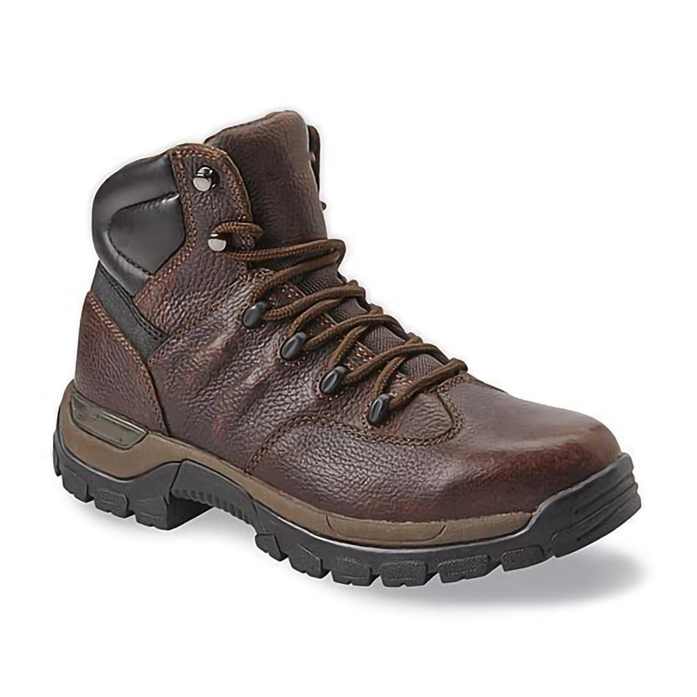 Handmen Men' Soft Toe Brown Pitstop Leather Boots Construction Slip Resistant Work & Safety Work Boot DH-84315