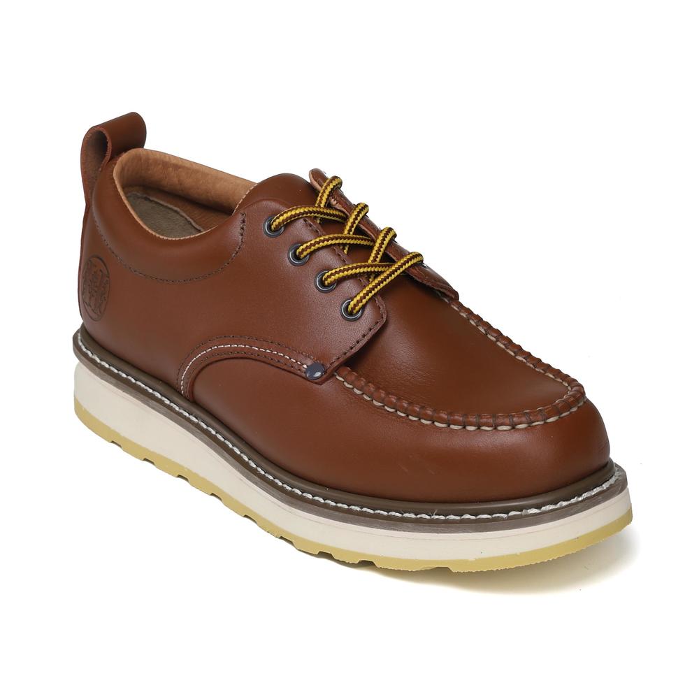 HANDMEN Mens 4 inch Height Mens Work Boots, Oil Resistant Slip Resistant Comfortable SureTrack Work Shoes Men Boots H82994