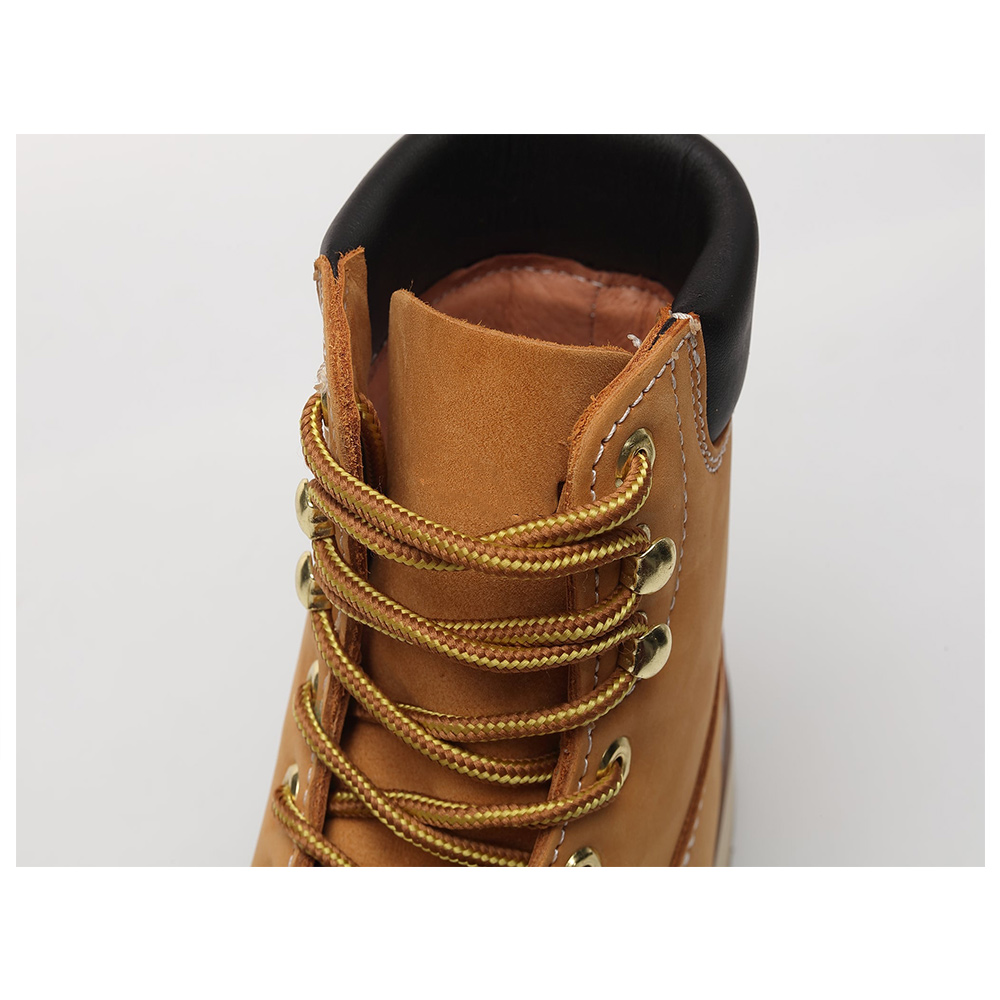 Handmen Men's Soft Toe Nubuck Leather Work Boots Wheat Color Working Shoes DH-84101