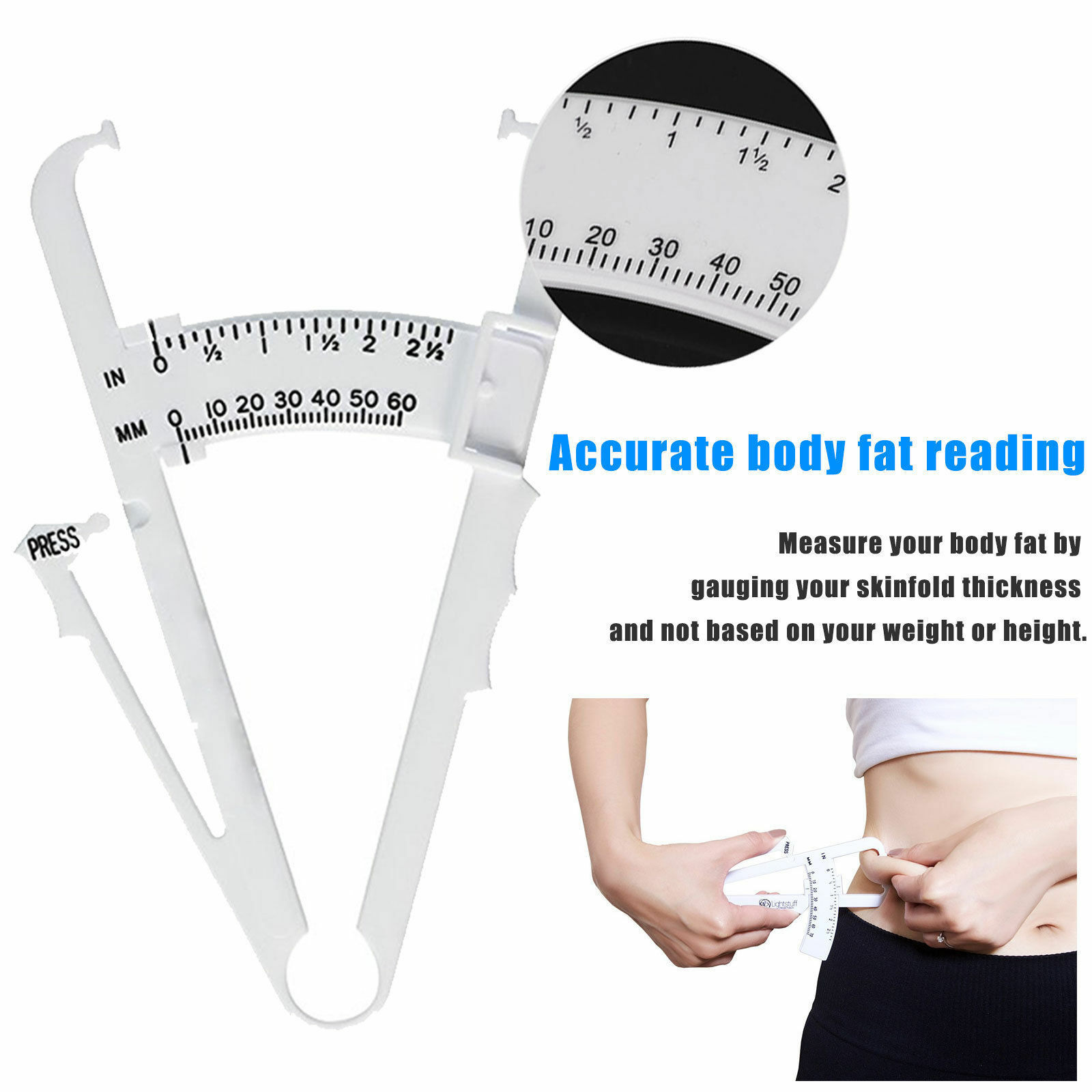 VidaDeals Body Accu-Measure Fat Caliper