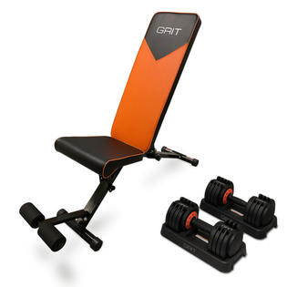 Fitness gear adjustable dumbbell set best sale