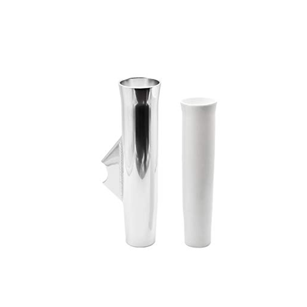 Marine City Aluminum Flared Weldon White Vinyl Insert Fishing Rod