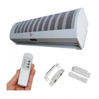 QE Quality Air Curtain Fly Fan  W / Remote Control And Door Switch