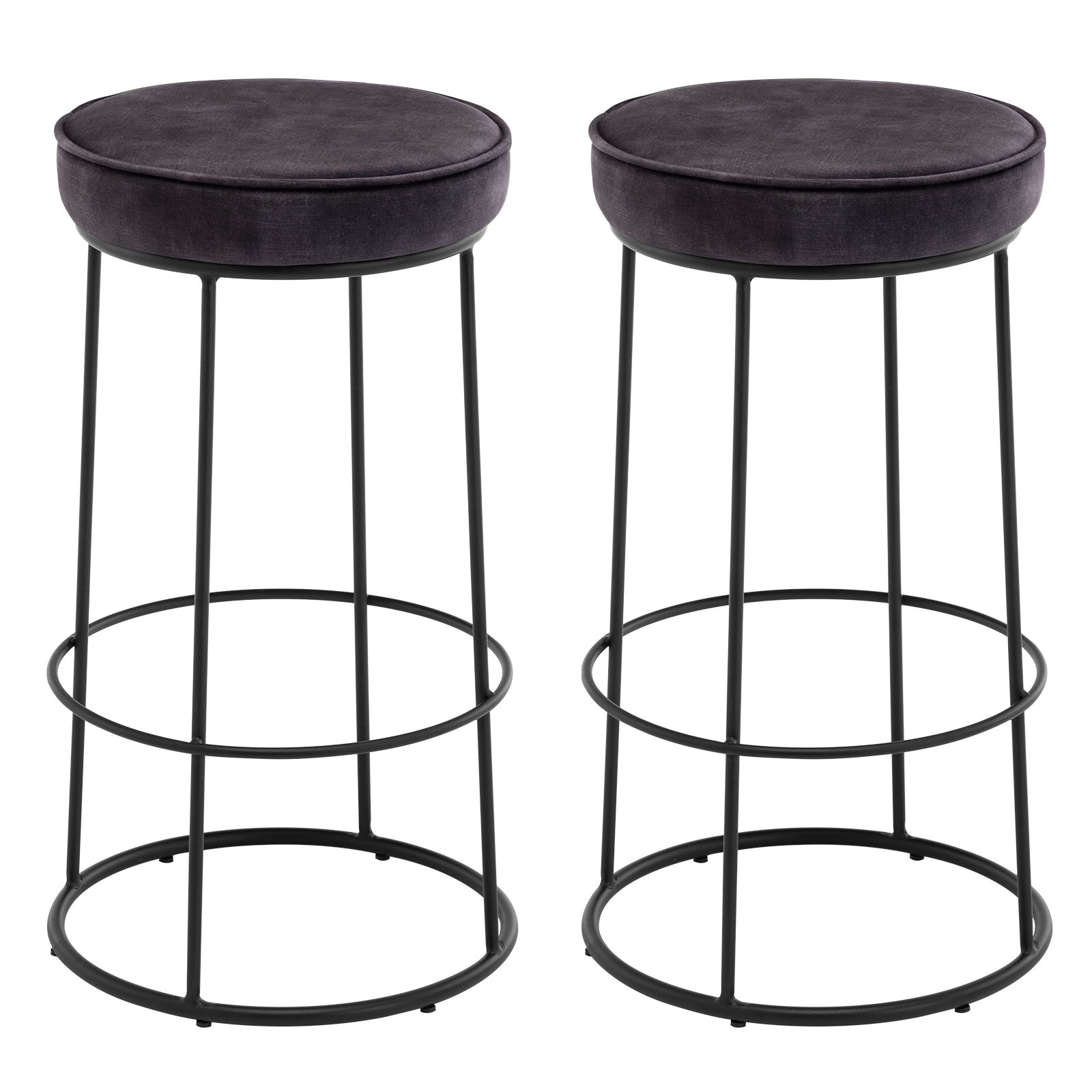 Duhome Elegant Lifestyle Bar Stools Set of 2, Bar Stool Kitchen Stool,  Modern Counter Height Bar Stools Breakfast Dining Chairs