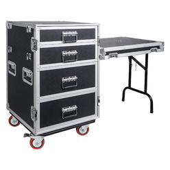 Sound Town STRC Series Rack Case (4-Drawer Stage & Studio Equipment Case)