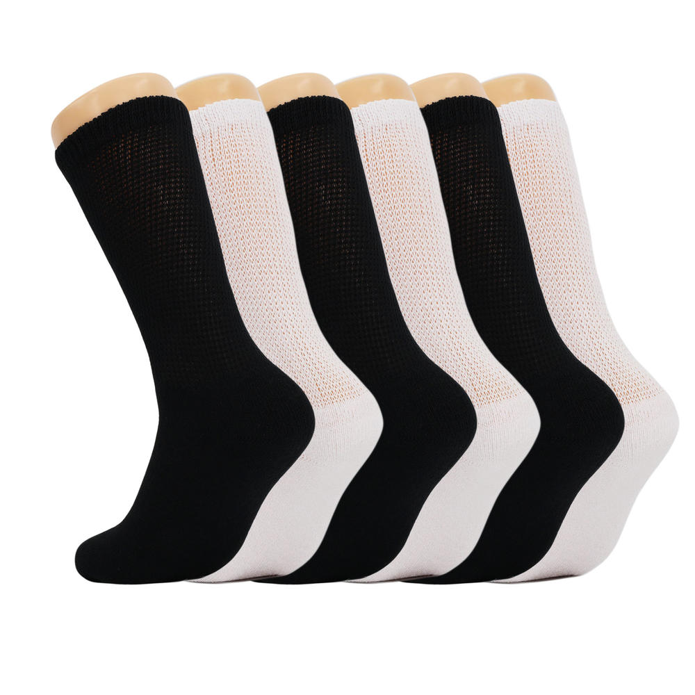 AWS/American Made Diabetic Loose Fit Non-Binding Crew Socks Full ...