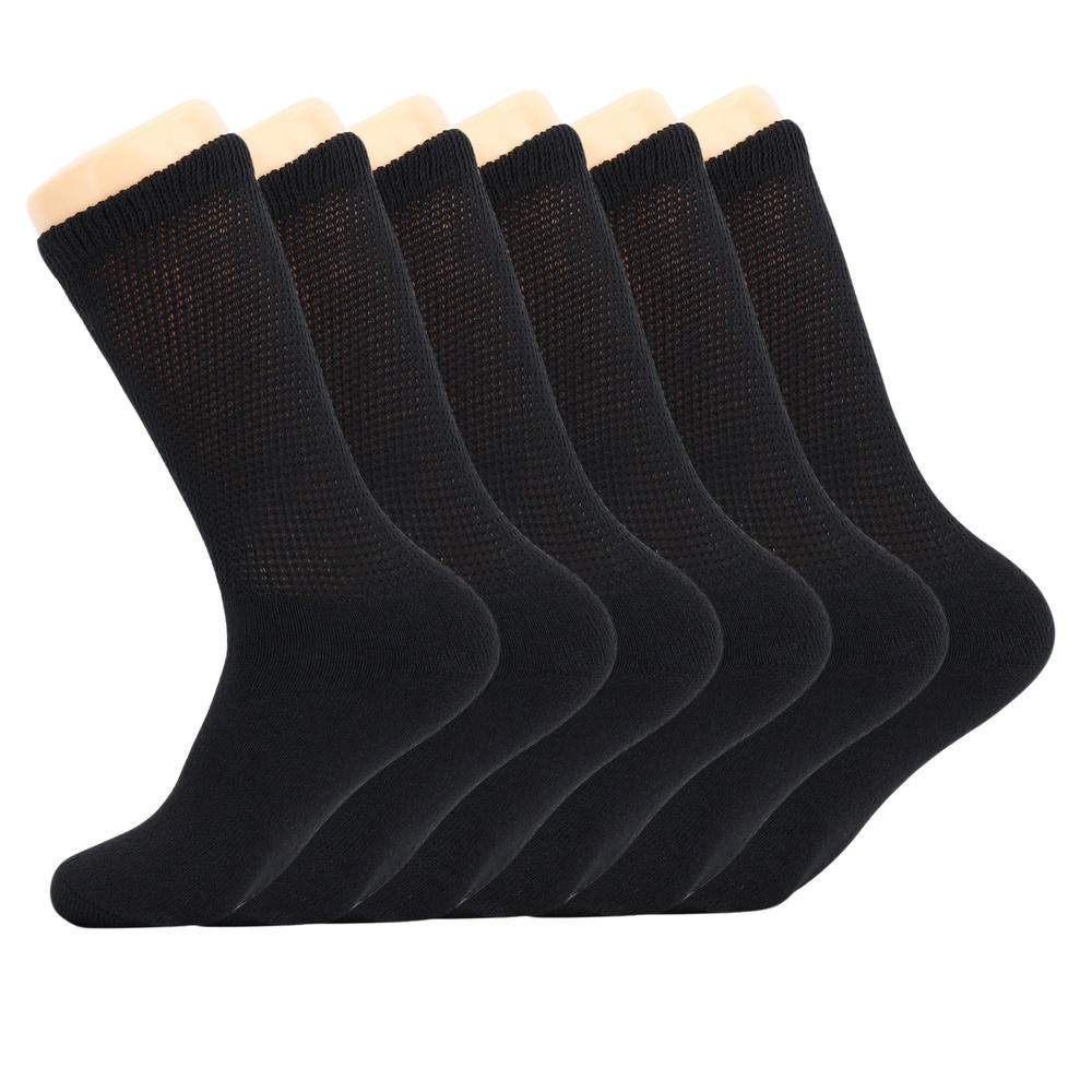 AWS/American Made Diabetic Loose Fit Non-Binding Crew Socks Full ...