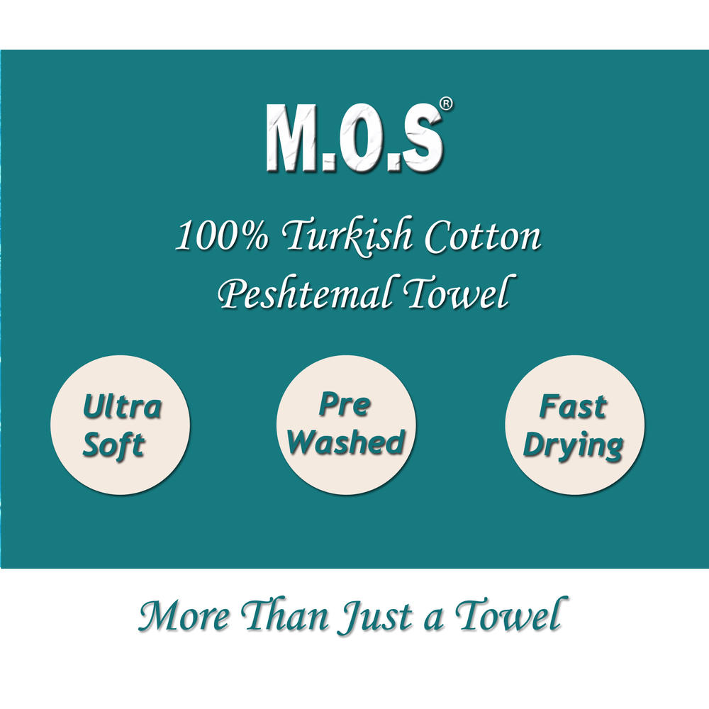 M.O.S 100% Cotton Beach Towel Extra Large 71"X36" Pool and Bath Towel Highly Absorbent Quick Dry