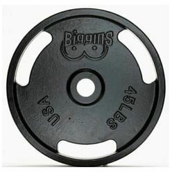 Biggins Iron BIGGINS PAIR - 45lbs - Cast Iron Olympic Weight Plate