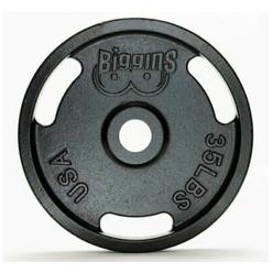 Biggins Iron BIGGINS Pair - 35 lbs -  Cast Iron Olympic Weight Plates