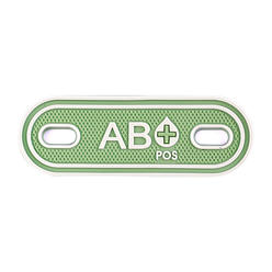 MORTHOME M Blood Type Laces PVC Patches Tactical Multi-Position Marker Positive