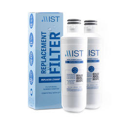 Mist LT1000P Water Filter Replacement, Compatible with: LG ADQ747935, LMXS28626D, Kenmore 46-9980, 2 Pack