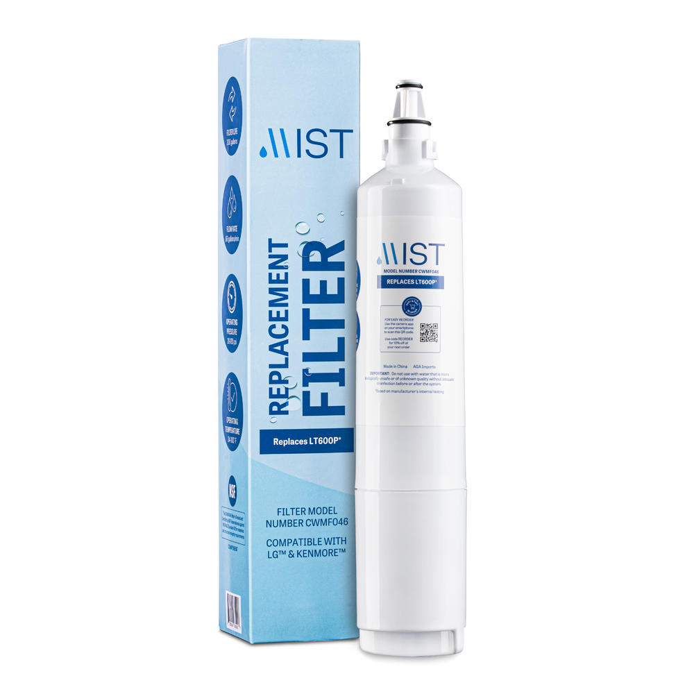 MIST LG 5231JA2006B Water Filter Replacement, Compatible With: 5231JA2006A, Kenmore 469990, LT600P - Mist