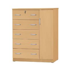 Better Homes Better Home Products JCF Sofie 5 Drawer Wooden Tall Chest Wardrobe