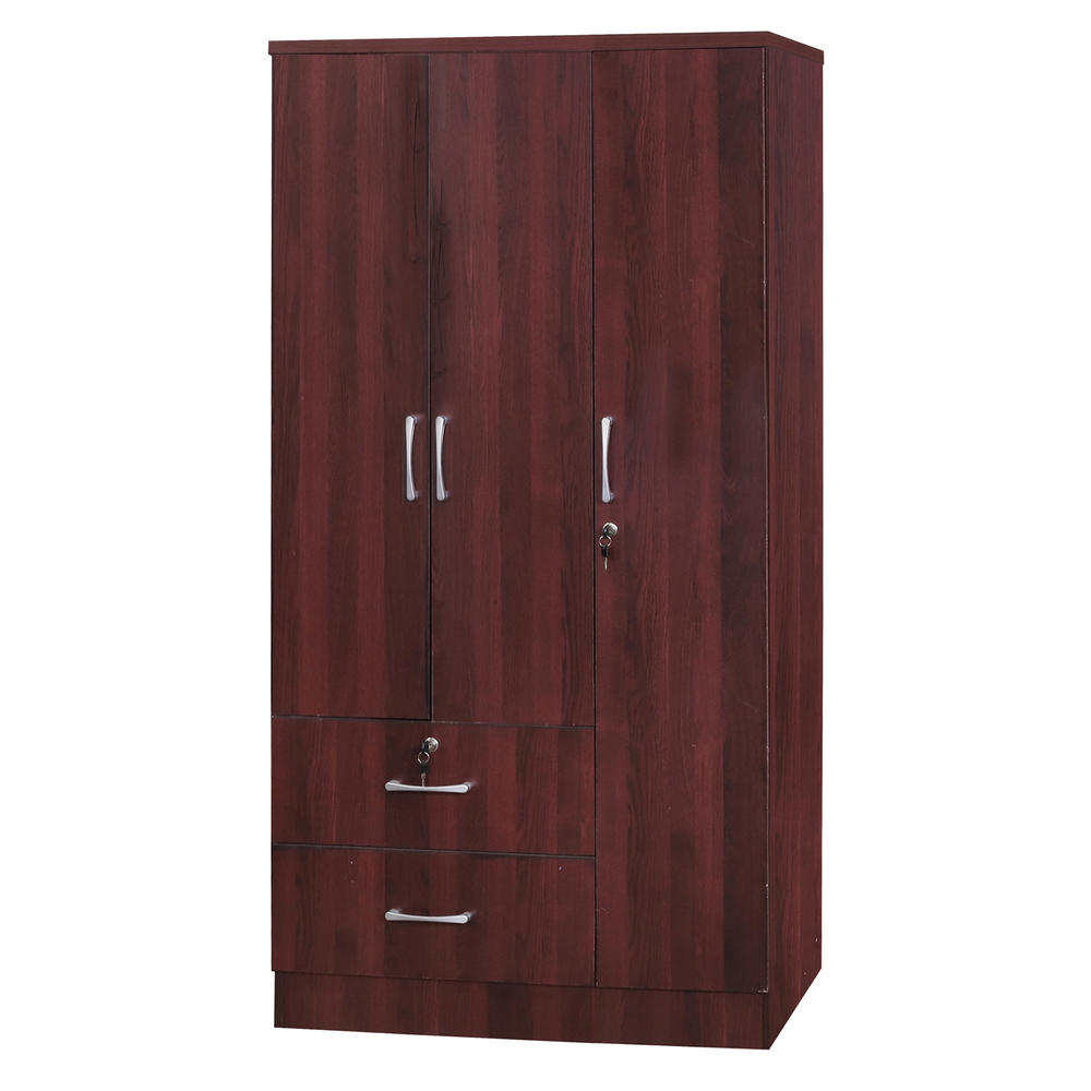 Better Homes Better Home Products Symphony Wardrobe Armoire Closet with Two Drawers