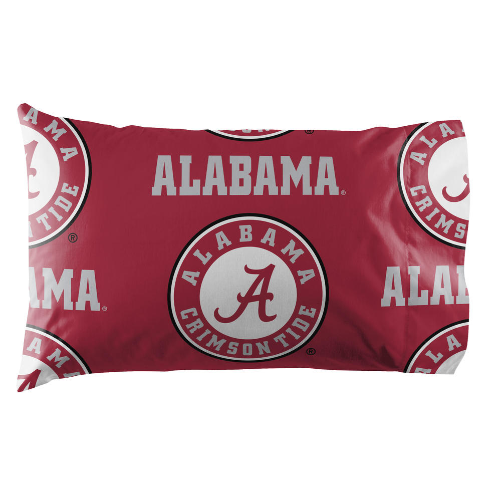 The Northwest Group NCAA Alabama Crimson Tide Rotary Queen Bed In A Bag Set