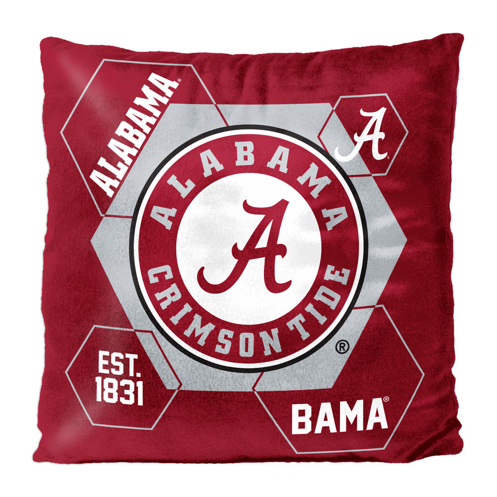 The Northwest Group NCAA Alabama Crimson Tide Velvet Reverse Pillow