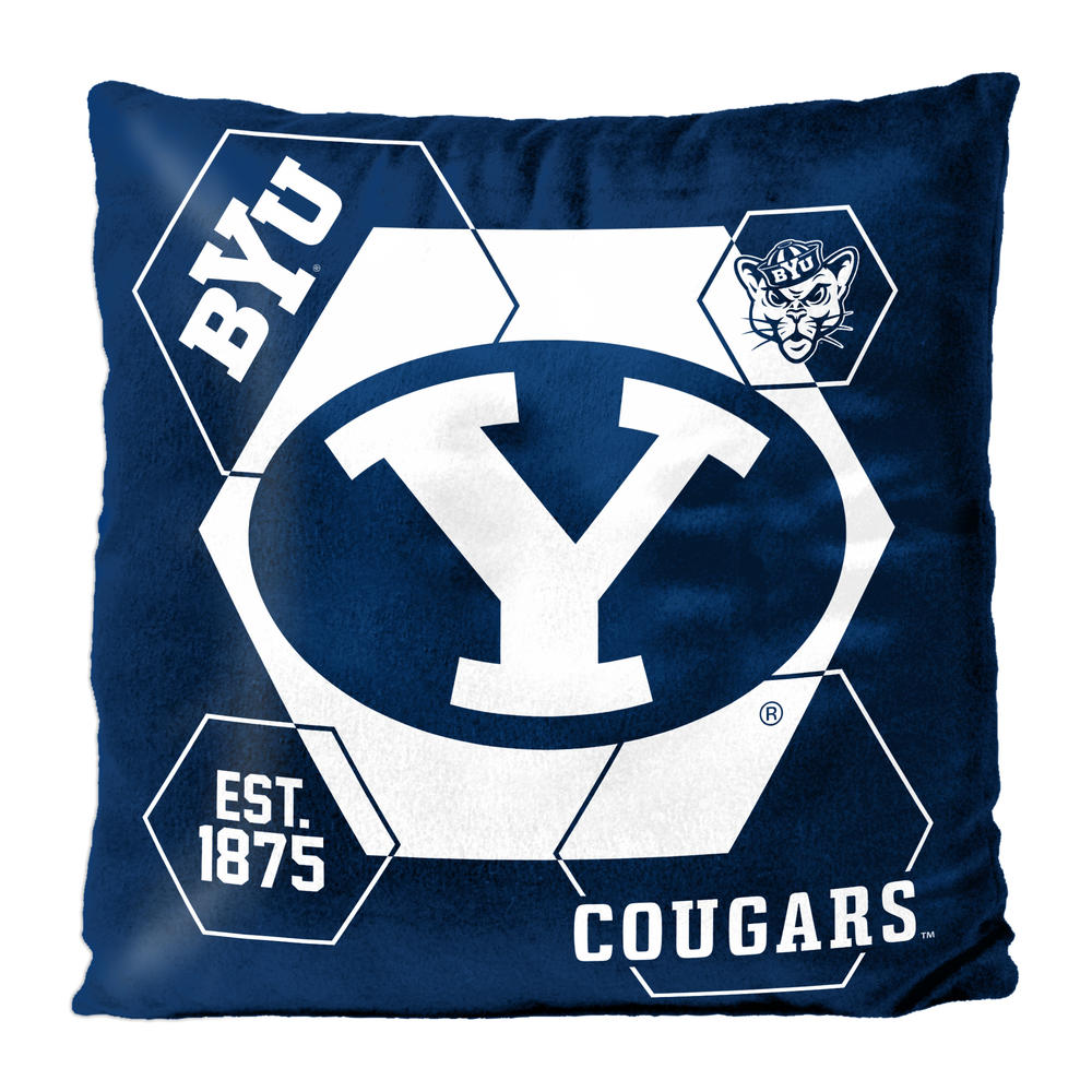 The Northwest Group NCAA BYU Cougars Velvet Reverse Pillow
