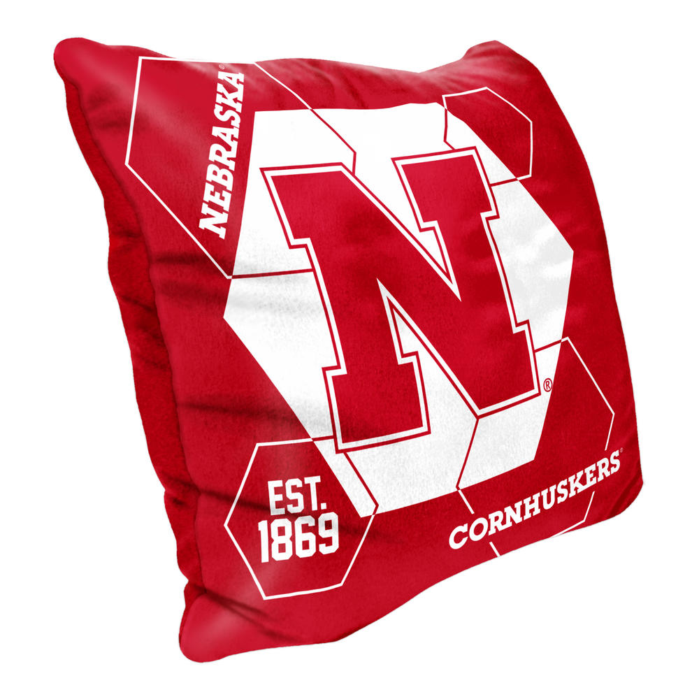 The Northwest Group NCAA Nebraska Cornhuskers Velvet Reverse Pillow