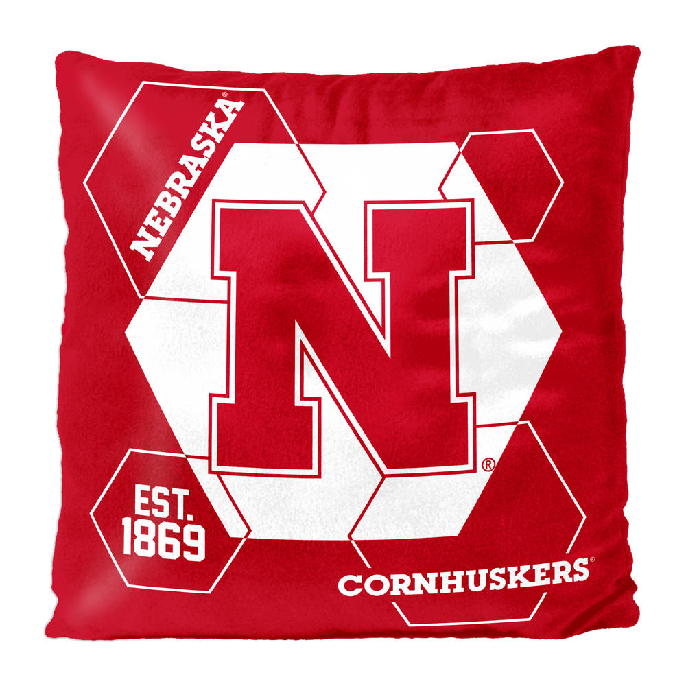 The Northwest Group NCAA Nebraska Cornhuskers Velvet Reverse Pillow