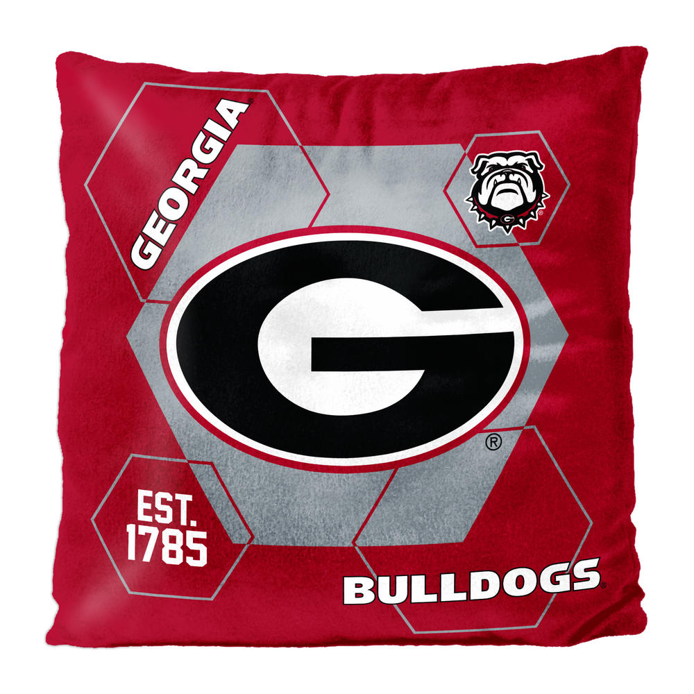 The Northwest Group NCAA Georgia Bulldogs Velvet Reverse Pillow