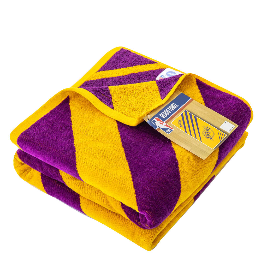 The Northwest Group NBA LA Lakers Jacquard Beach Towel